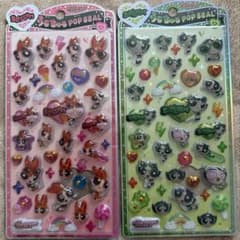 正規品 パワーパフガールズ うるちゅるポップシール ブロッサム バター