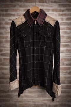 L.G.B. チェック柄 長袖シャツ - メルカリ