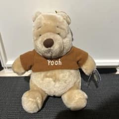 レア タグ付き レトロな茶色プーさん ぬいぐるみ くまのプーさん