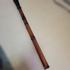 竹製 尺八 本体 4穴 専用ケース付き - メルカリ