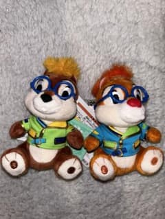 チップとデール ポートディスカバリー 助手 ぬいぐるみバッジ - メルカリ