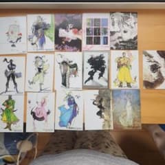 天野喜孝ファイナルファンタジー6アートミュージアム イラストカード