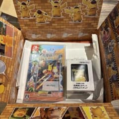 名探偵ピカチュウ switchゲームとプロモカード ポケセン限定フィギュア