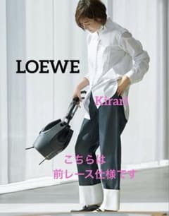 タグ付未使用 ロエベLOEWE ロングアシンメトリーデザインシャツ ユニ