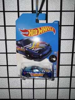 ホットウィールカスタム 日産 シルビア 180sx 青☆自作☆深リム