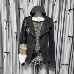 平成ギャル y2k ライダース風ジャケット アウター お兄系 フェアリー