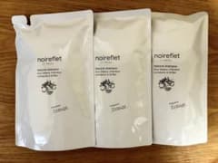 ノ・アルフレ ナチュラルシャンプー 290mL x 3本 オレンジ 詰め替え用