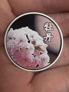 2013年 桜の通り抜け シルバーメダル 「牡丹（ぼたん）」 925銀 20g