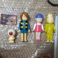 レトロ レア ゲゲゲの鬼太郎 1996年 ソフビ フィギュア セット - メルカリ