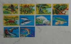 美品】明治チョコ 恐竜ワールド 超立体3Dカード 当時 食玩 90年代