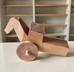 大分県 廃絶郷土玩具 北山田 玖珠の木地馬 きじ馬 瀬戸年美 バーナード