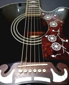 Epiphone EJ-200SCE BLK エレアコ - メルカリ