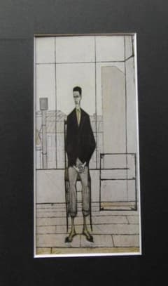 ベルナール・ビュッフェ【Homme assis dans l'atelier】 - メルカリ