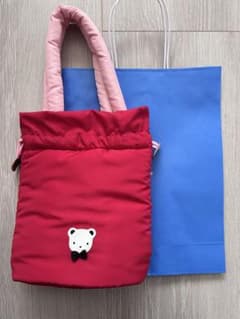 新品未使用 ファミリア巾着バッグ バレンタイン 完売カラー - メルカリ