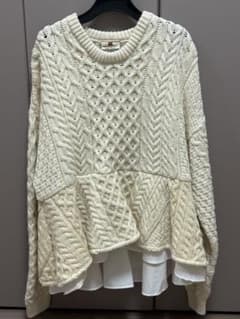 本日限定最終価格】girlish ヴィンテージへプラムリメイクニット