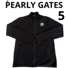パーリーゲイツwジップ薄手フリースジャケット 5（ブラック） - メルカリ