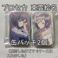 プロセカ 東雲絵名 えななん スクエア缶バッジ2個 開封済み - メルカリ