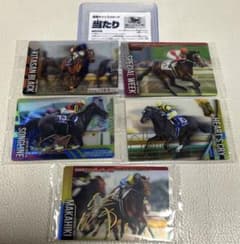 サラブレッドホースコレクション ツインウエハース 当たり券＋サイン