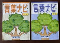 書き込みなし 言葉ナビ 上巻・下巻 セット SAPIX - メルカリ