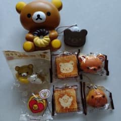 San-X リラックマ キイロイトリ スクイーズ ロールケーキ うそっこパン