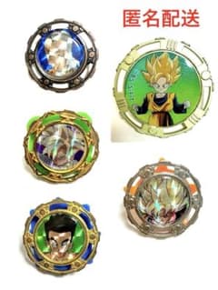 当時モノ】ドラゴンボール キャラコバッチ ベーゴマ 5個 セット④