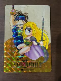 希少品 美品 ファイナルファンタジー6 FF6 (ロック＆セリス