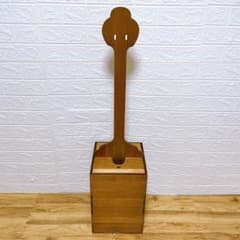 木製】三味線立て 三味線スタンド 2丁収納 三味線ケース 2本収納可