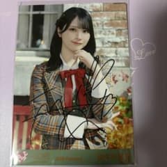 イコラブ 生写真 佐々木舞香 チュウ 直筆 ラブソングに襲われる アザー