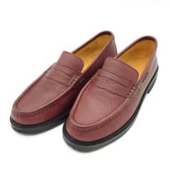 Paraboot パラブーツ シボ革レザー レディース ローファー 24cm相当