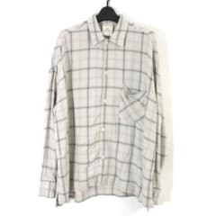 レミレリーフ 23SS アパルトモン別注 2WAY レーヨンチェックシャツ