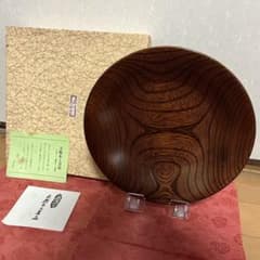 煎茶道具 菓子器 菓子盆 けやき 飛騨の天然木工芸品 - メルカリ