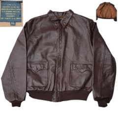 ほぼ未使用】ロストワールド A2 フライトジャケット J.A.DUBOW社