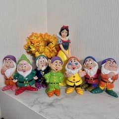 白雪姫 7人のこびと ディズニー 七人の小人 フィギュアセット レトロ