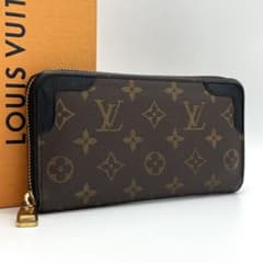 ルイヴィトン ジッピーウォレット モノグラム レティーロ ブラック