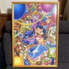 希少 レア リロ＆スティッチ ジグソーパズル 完成品 ディズニー 1000