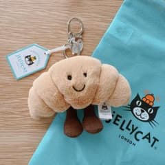 Jellycat ジェリーキャット クロワッサン ぬいぐるみキーホルダー 正規