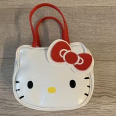 HELLO KITTY キティ ミニバッグ ポーチ 顔型 平成レトロ - メルカリ