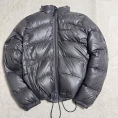 00s Marmot puffy jacket S銀短丈y2kドローコード - メルカリ