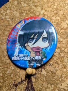 美品】進撃の巨人 ミカサ・アッカーマン ピンバッジ 東京ドームシティ