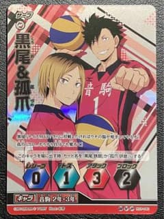 ハイキュー バボカ プロモ プロカード 黒尾&孤爪 黒尾鉄朗 孤爪研磨