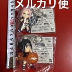 NARUTO-ナルト- フィギュアキーホルダー～うちはサスケ・春野サクラ