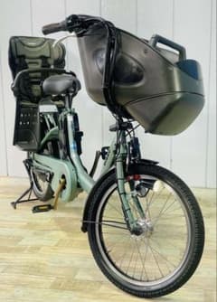 ☆3233ブリヂストン8.9アンペア 20インチ子供乗せ電動アシスト自転車