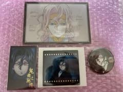 鬼滅の刃 鬼舞辻無惨 チェキ 缶バッジ クリアカード ポストカード 4点