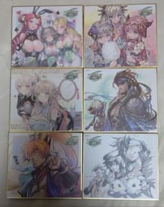 三国志大戦 グッズキャンペーン第3弾 ミニ色紙 コンプセット - メルカリ