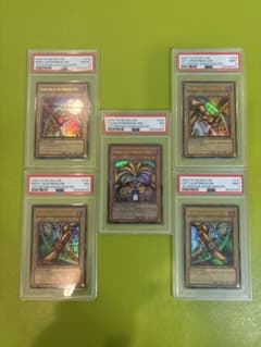 遊戯王【旧アジア版1st 】封印されしエクゾディア 5体コンプリートPSA