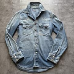 S〜M 激レアBlue Blue デニムシャツ B'z 稲葉浩志着 日本製 - メルカリ