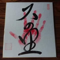 新品未開封 送料無料 大相撲 大の里関 手形・サイン(直筆・肉筆)色紙