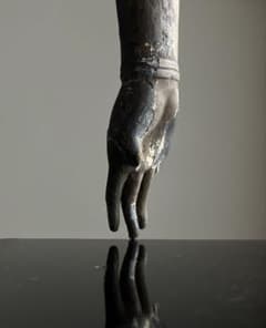 古相 小さい大黒天土人形 約3.5㎝ 江戸時代頃】骨董仏像アンティーク豆