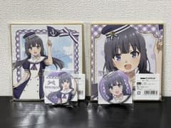 DMMスクラッチ 青春ブタ野郎 牧之原翔子 缶バッジ 色紙 4点セット 青