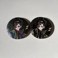 ニート部VSクリエ組 KUN 缶バッジ サイン入り1つサイン無し1つセット